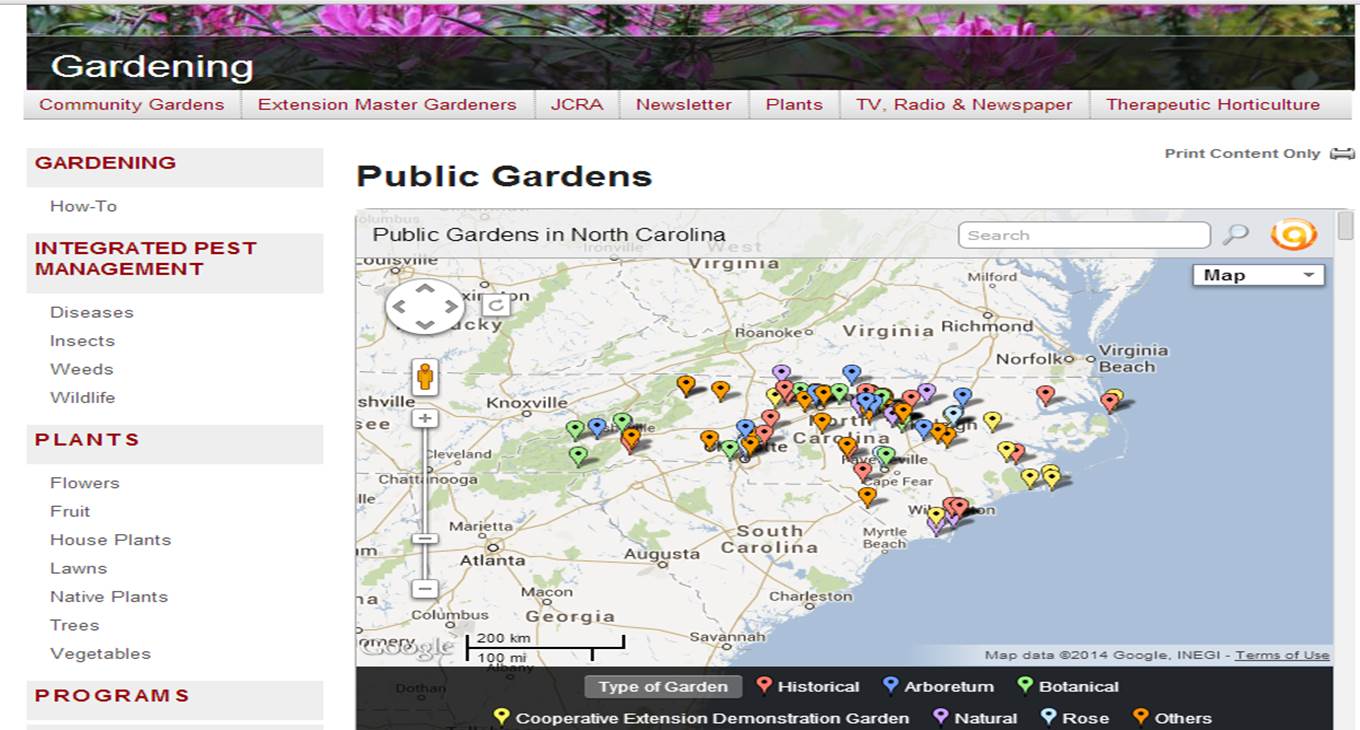 Public Gardens Portal