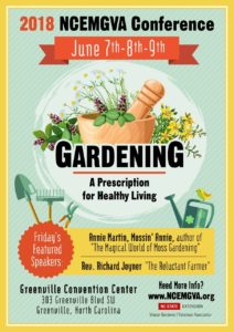 2018 NC Extension Master Gardener conference flyer