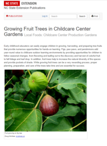 Screenshot Fruit Trees Publicaton